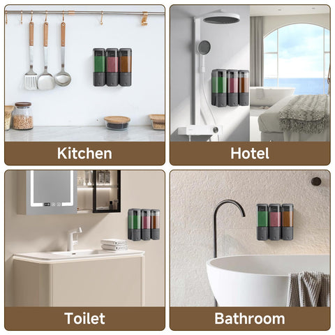 POBAMLE durable ABS material withstands humid bathroom environments.