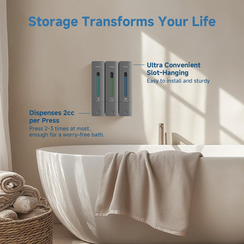 POBAMLE durable ABS construction with top-locking lid to prevent spills