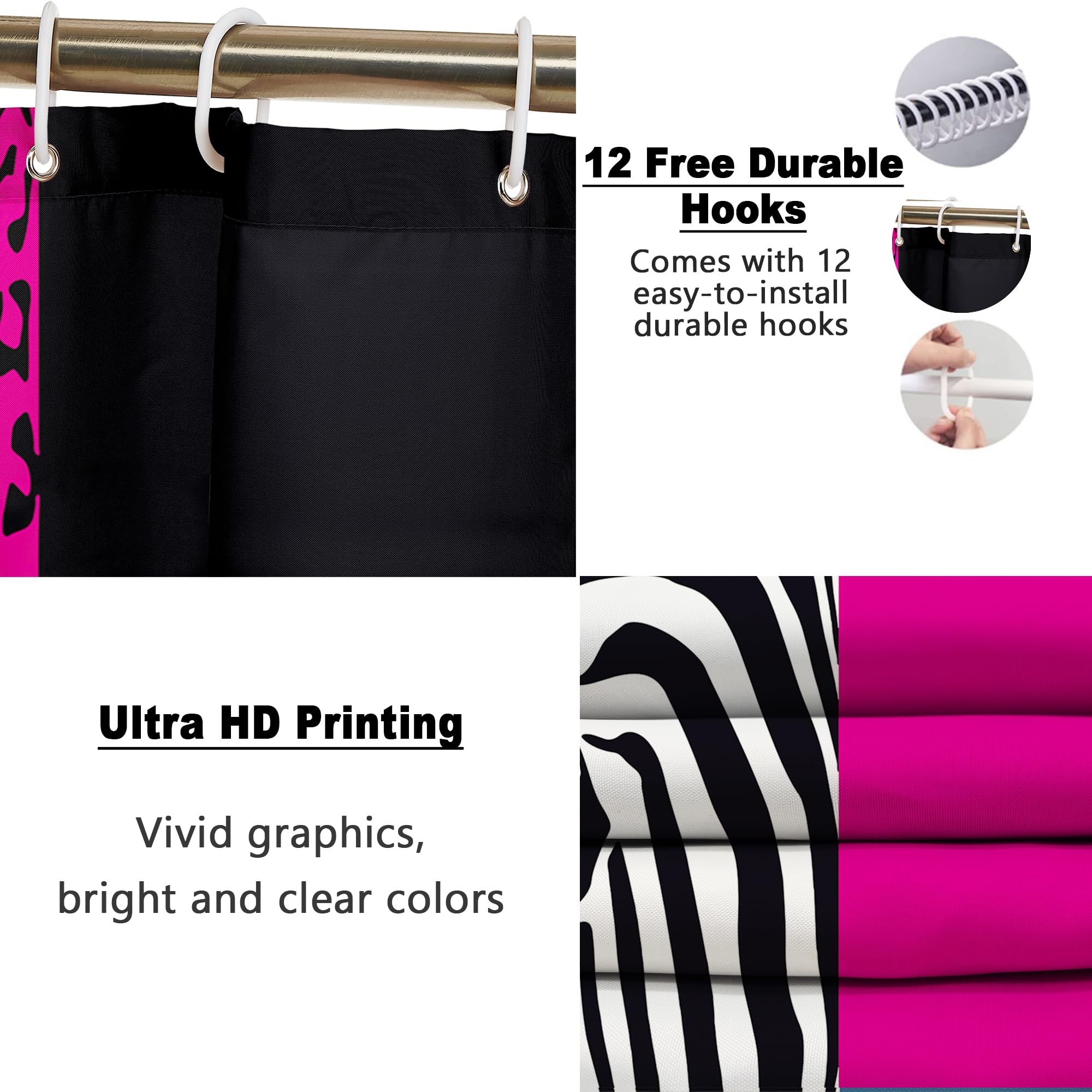 Poedist Rosy Leopard toilet lid cover keeps the seat dry and chic.