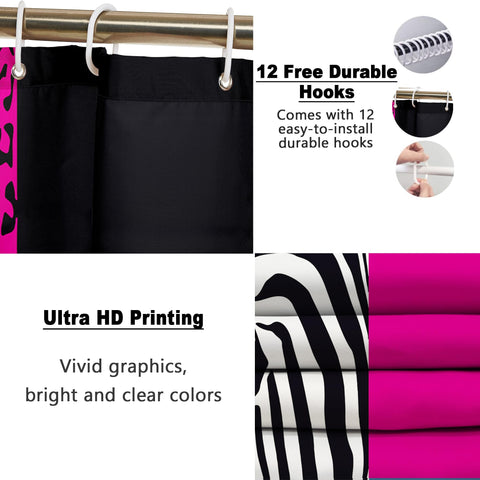 Poedist Rosy Leopard toilet lid cover keeps the seat dry and chic.