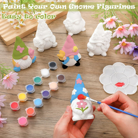 Poen brushes included, ideal for smooth brushwork on gnomes.