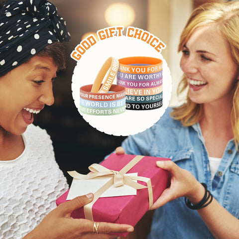 Poen silicone wristbands offer comfortable all-day wear.