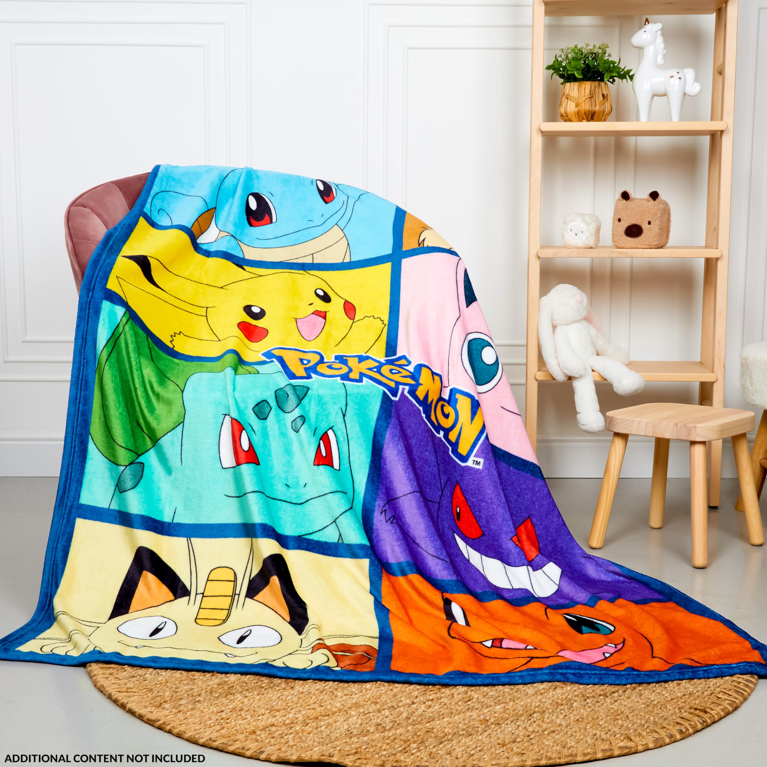 Pokemon blanket gift-ready packaging — ideal present for holidays or birthdays.