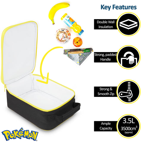 Pokémon lunch bag insulated lining keeps meals fresh