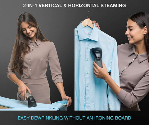 Polardo 360-degree anti-spill focus ensures steady steam without water spots.
