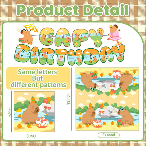 Polinook Capybara cake topper for a charming birthday centerpiece.