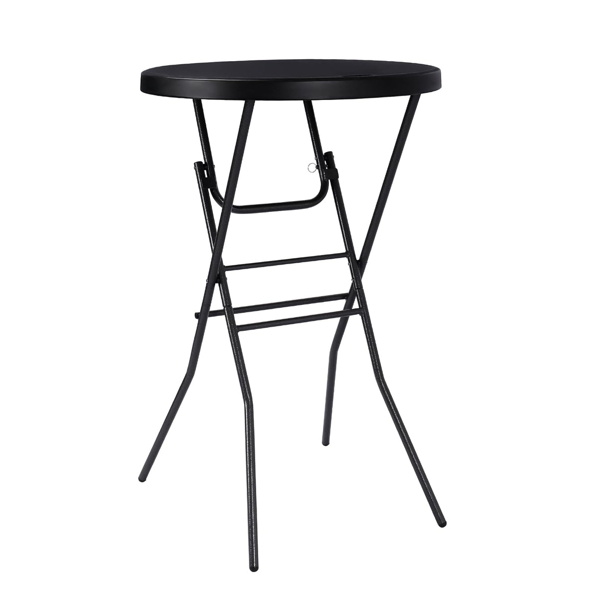 Pollilar Cocktail Table 28in assembled for quick, versatile events