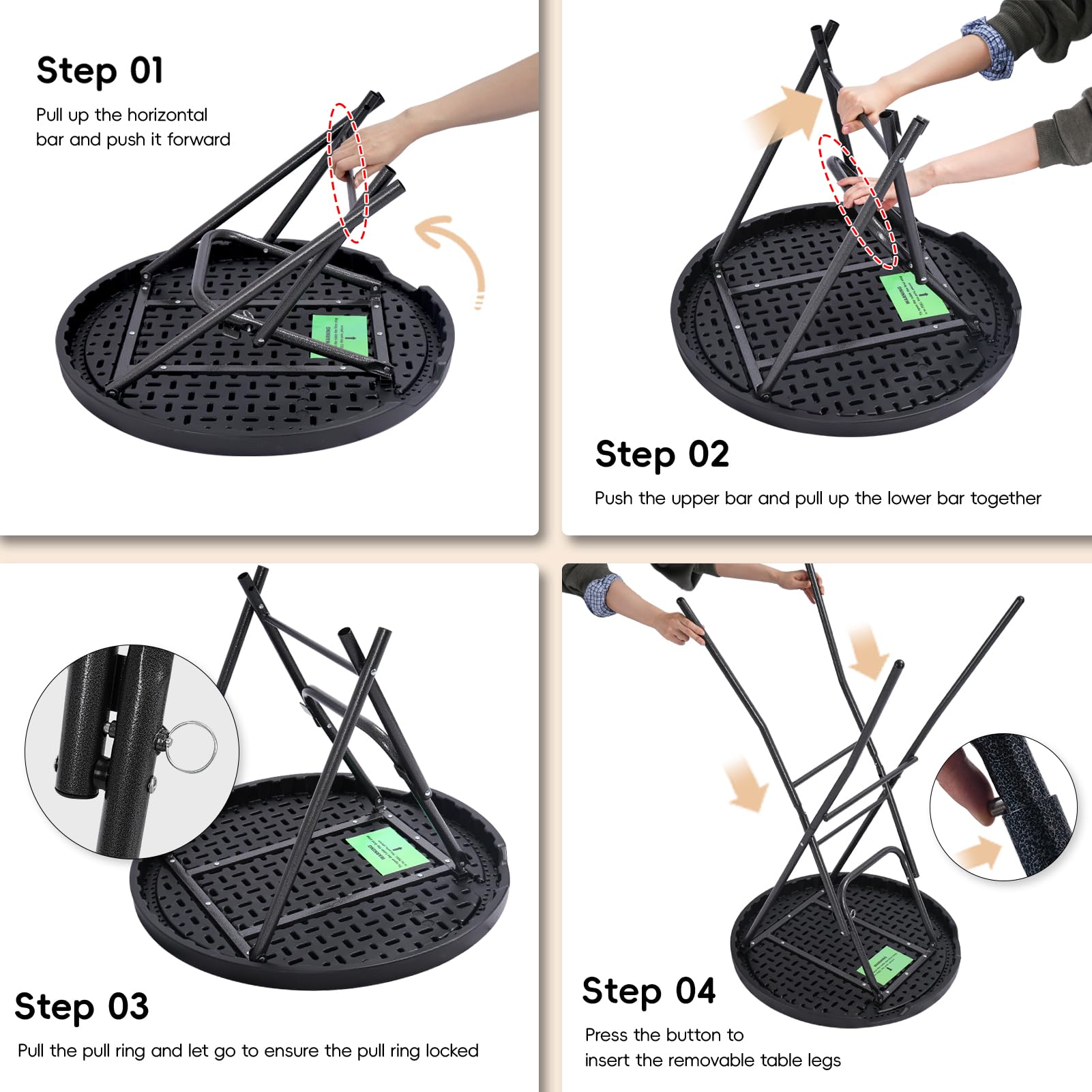 Pollilar 28in HDPE top in indoor setting for versatility