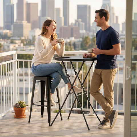 Pollilar portable folding table demonstrates easy storage