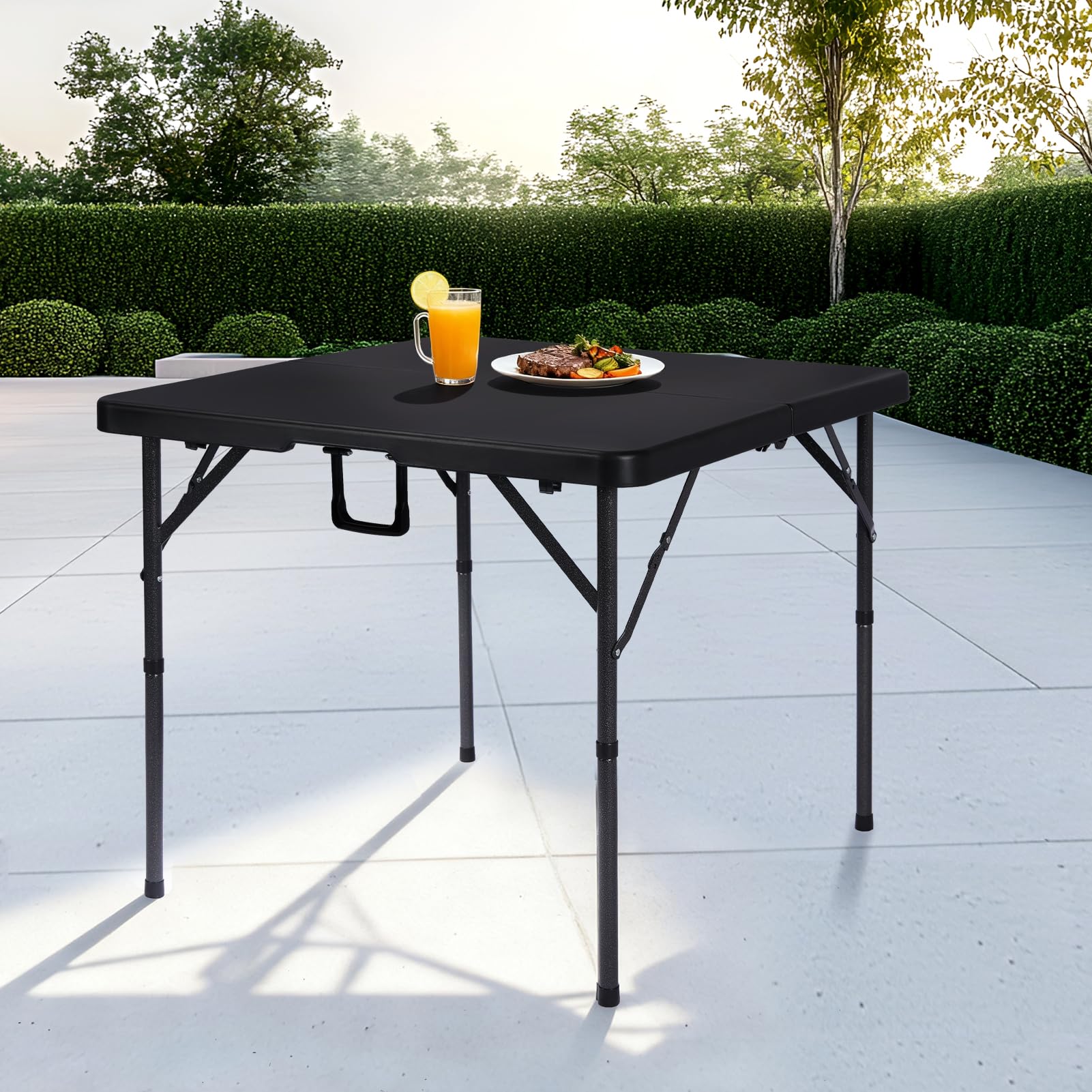 Pollilar versatile table suits picnics, camping, BBQs, parties, or mahjong nights.