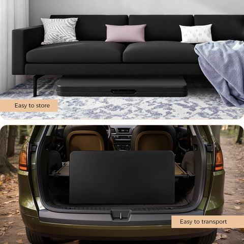 Pollilar compact square design is lightweight and easy to store after events.