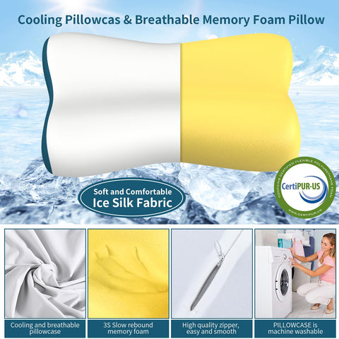 Polovo cervical neck pillow with two heights for personalized comfort.