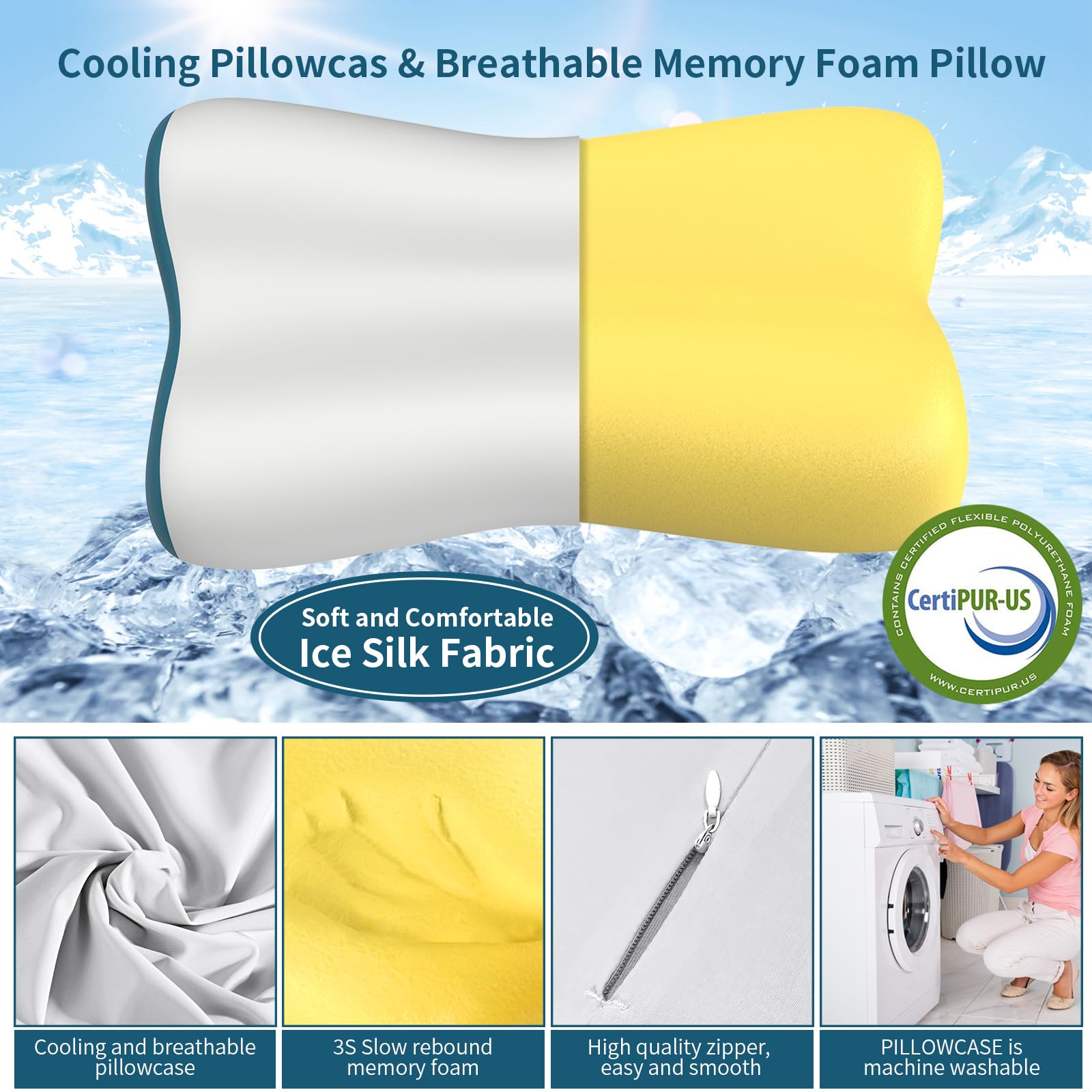 Polovo removable cover is washable for easy care and hygiene.