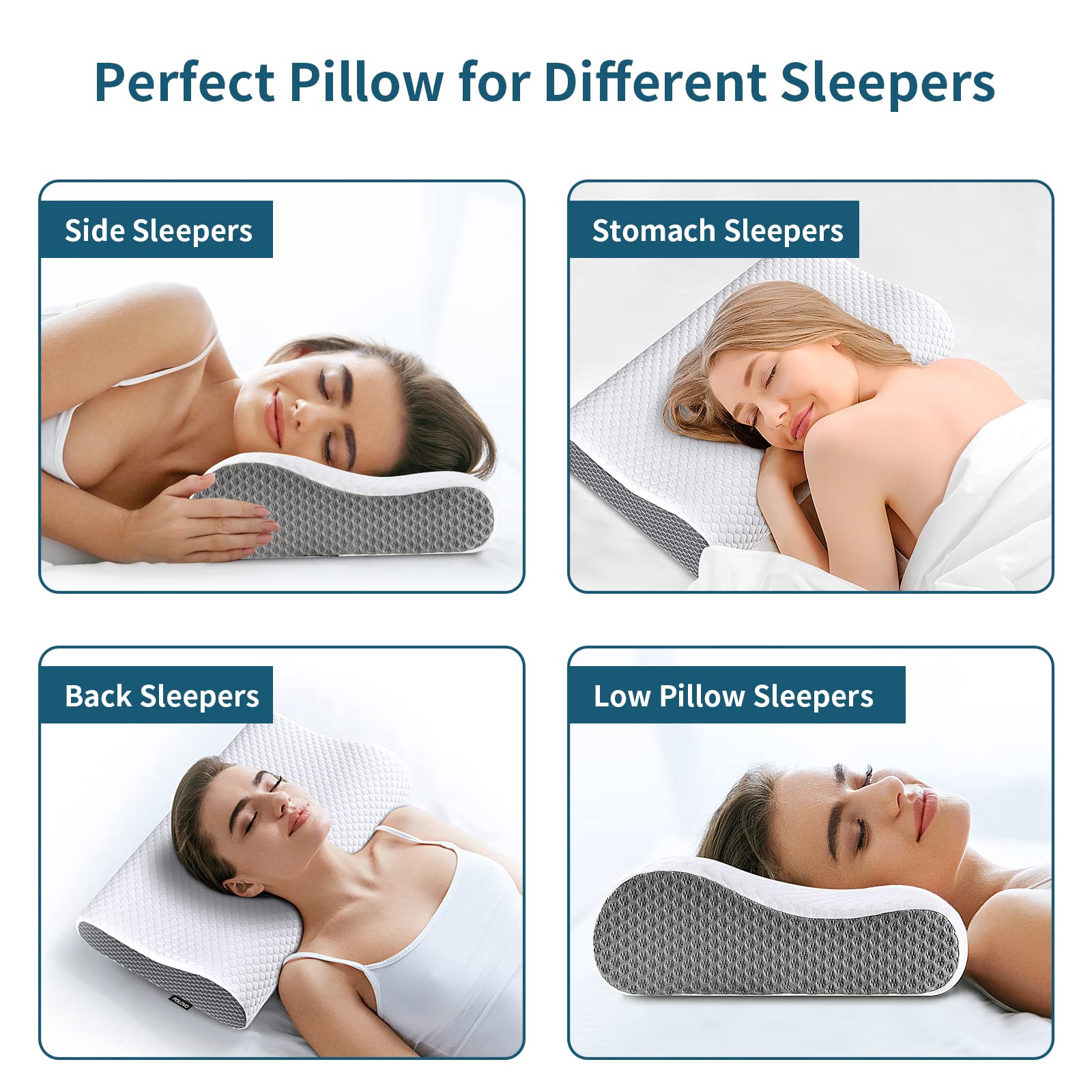 Polovo contour pillow makes a thoughtful gift for all ages.