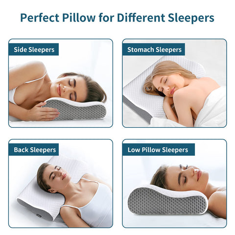 Polovo contour pillow makes a thoughtful gift for all ages.