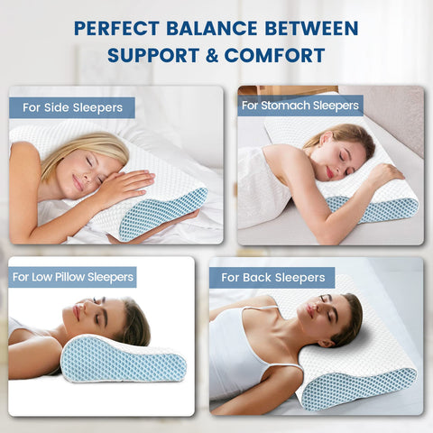 Polovo contour pillow makes a thoughtful gift for loved ones.