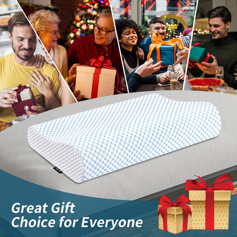 Polovo memory foam pillow providing cloud-like support for restful nights