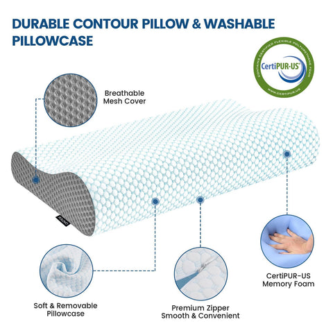 Polovo washable pillowcase with soft fabric and easy care.