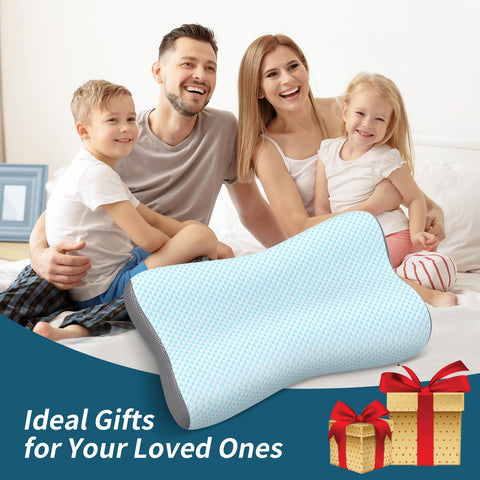 Polovo skin-friendly pillowcase is removable and washable for easy care.