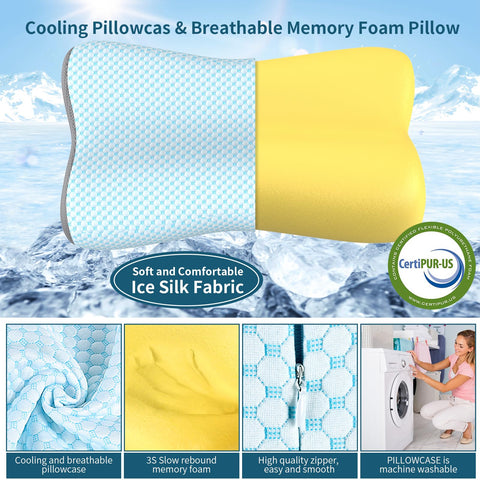 Polovo two-height pillow demonstrates adaptable height options for different sleep styles.