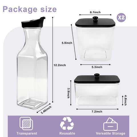 POLRAI dryer sheet holder container with lid offers tidy sheet storage.