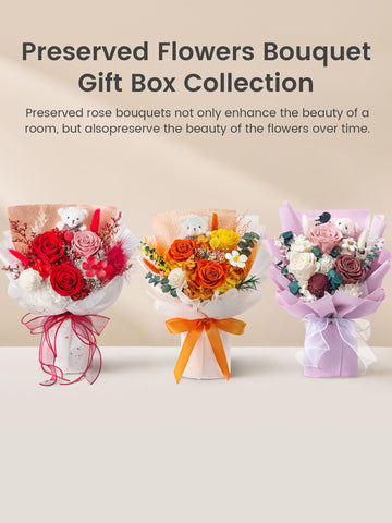 Polylove elegant home decor bouquet enhances modern interiors with color.