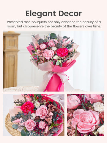 Polylove hand-made bouquet, crafted by skilled florists.