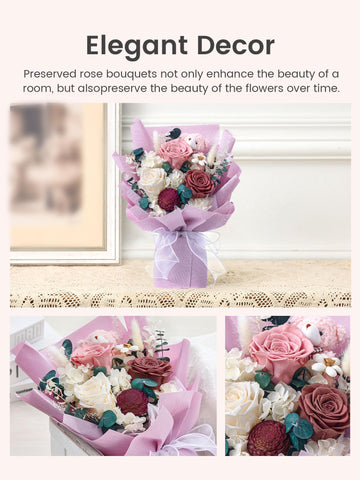 Zero-maintenance Polylove flowers suitable for stylish, care-free decor.