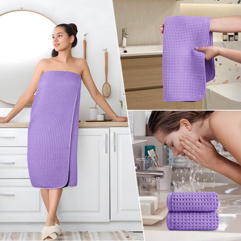 POLYTE satin-trim edge detail on towels for premium finish.
