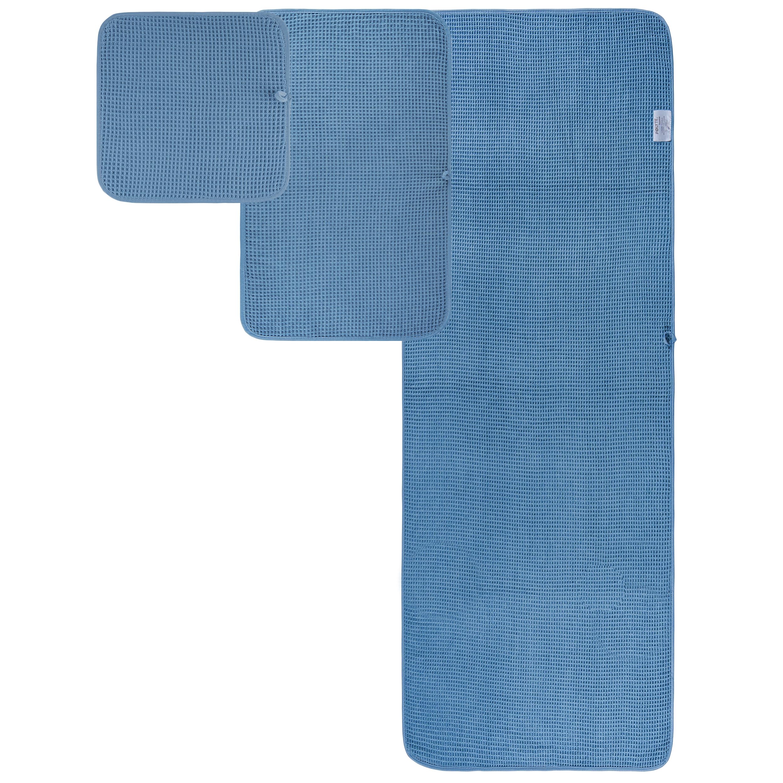 POLYTE 6-piece set packaging shows complete bath towel collection