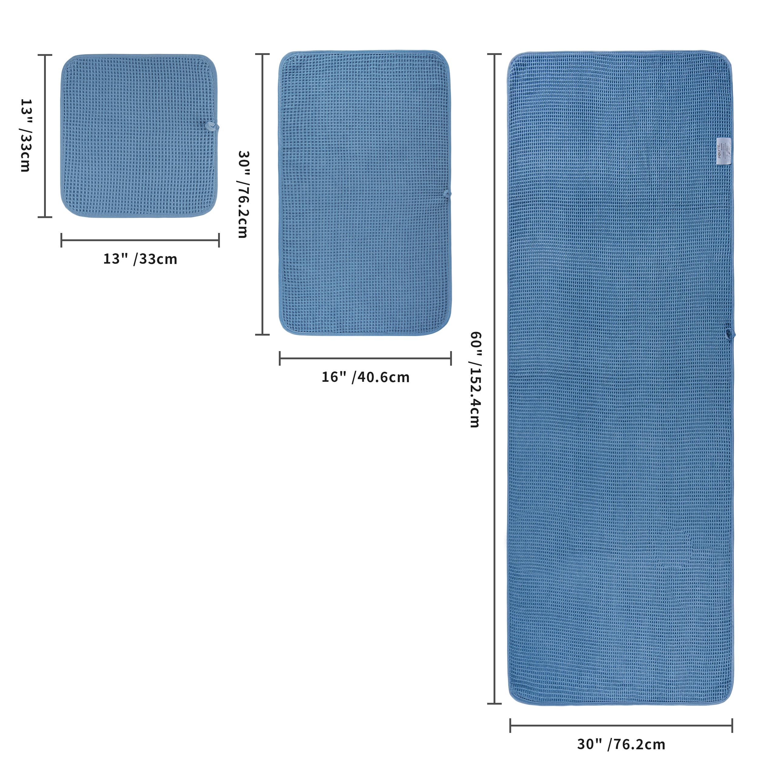 POLYTE bath towel with satin trim edge for daily luxury