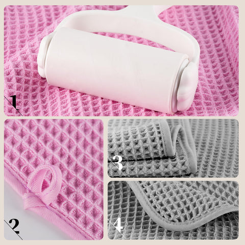 POLYTE deluxe microfiber towel 430gsm delivers plush absorption without bulk.