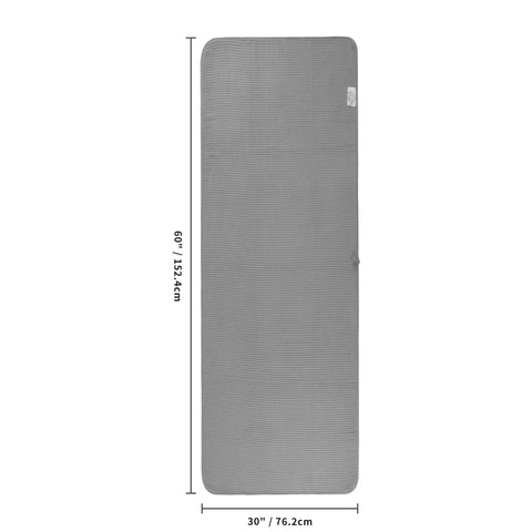 POLYTE lint-free 60x30 towel resists linting for a clean, smooth dry.