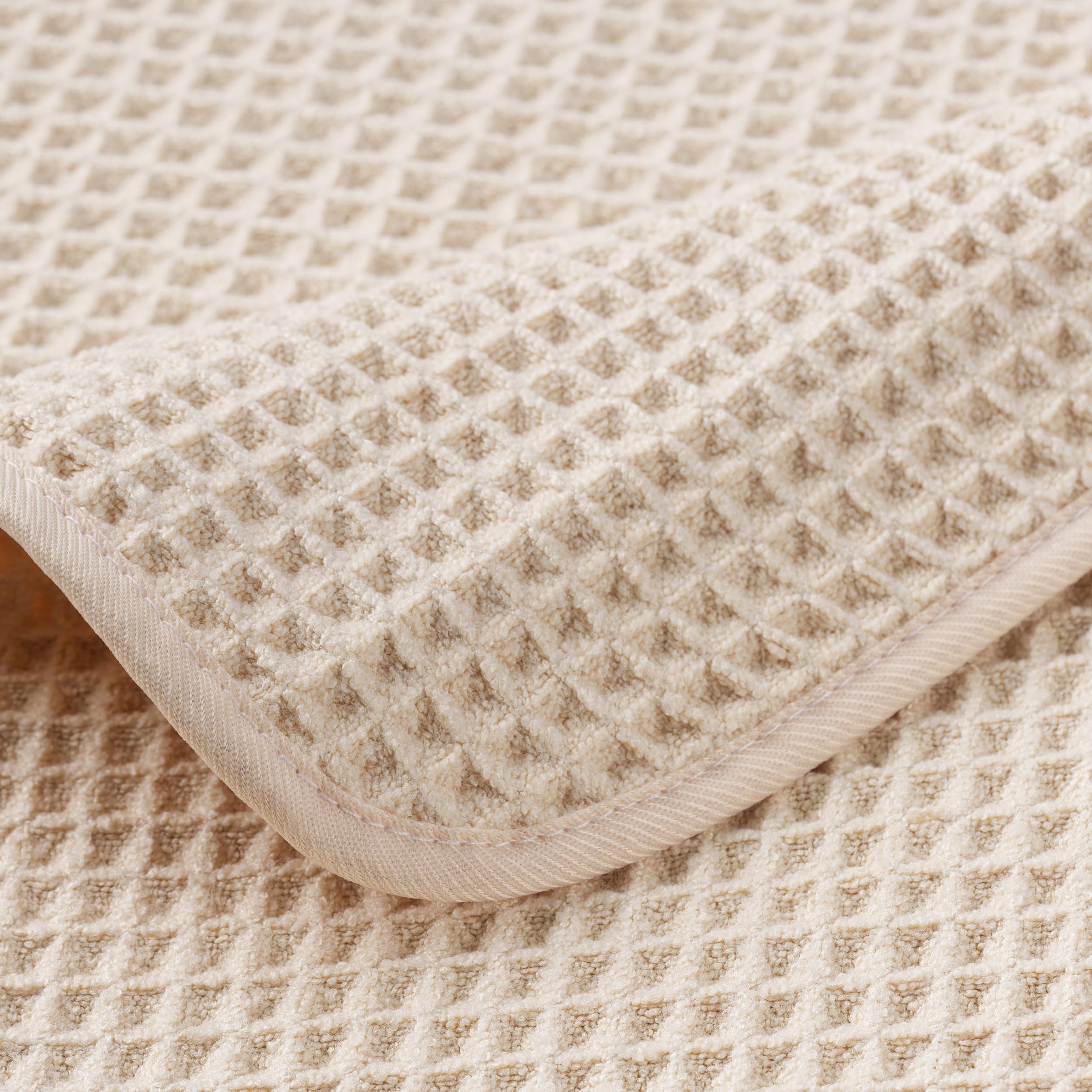Macro view of POLYTE microfiber fibers highlighting quick-dry design