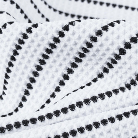 POLYTE microfiber surface resists lint for effortless drying and washing