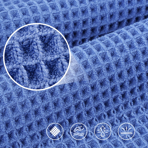 POLYTE quick-dry microfiber performance supports fast body and hair drying.