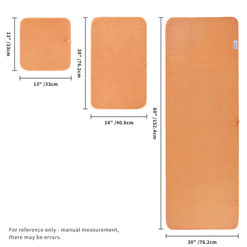 POLYTE waffle bath towel closeup-soft texture highlights luxury feel