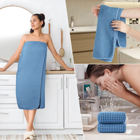 POLYTE washcloth 13x13 with gentle exfoliating texture