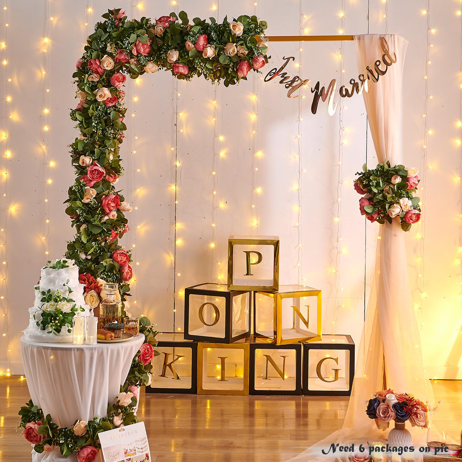 PONKING DIY bouquet vine flexible for creative arrangements