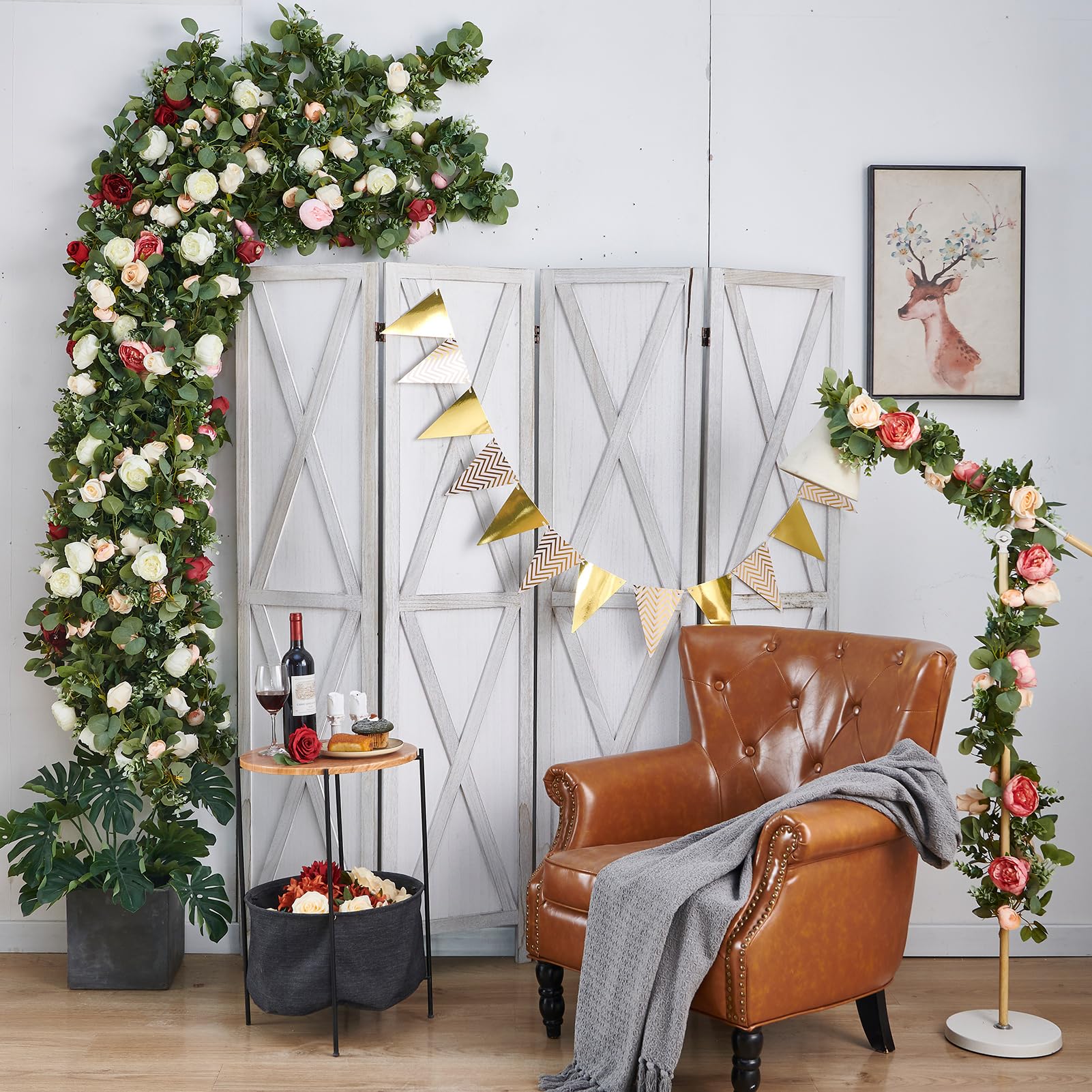 PONKING hanging display garland ideal for ceilings and walls