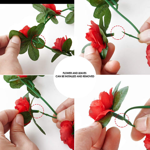 PONKING rose vine styling idea for festive home celebrations
