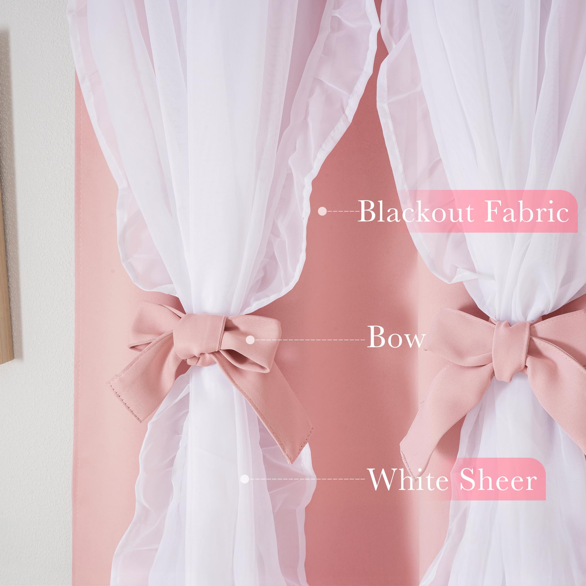 PONY DANCE coordinated curtains brighten a girl's bedroom with coquette charm