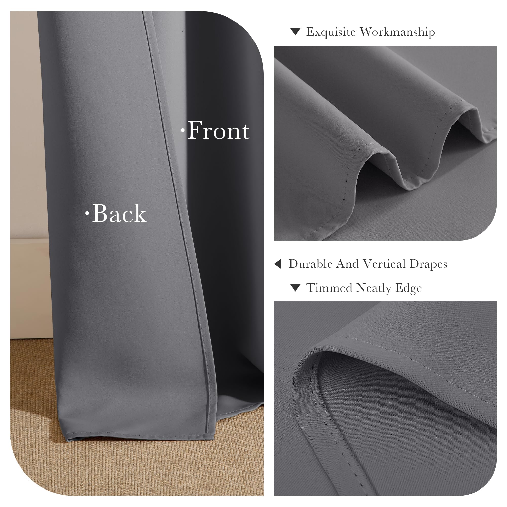 PONY DANCE doorway curtains grey for versatile rooms and doorways.