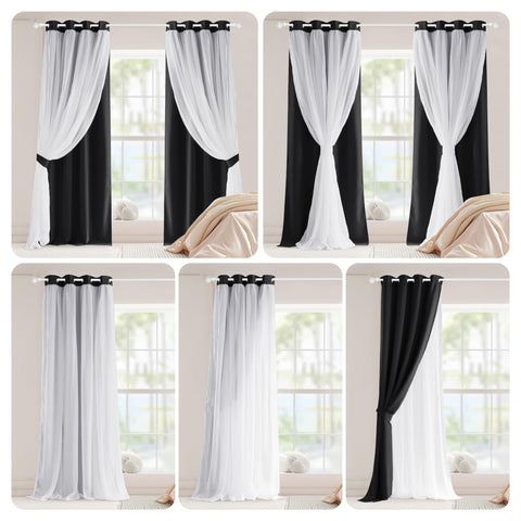 PONY DANCE 8-grommet header ensures smooth, durable hanging and stable drape.