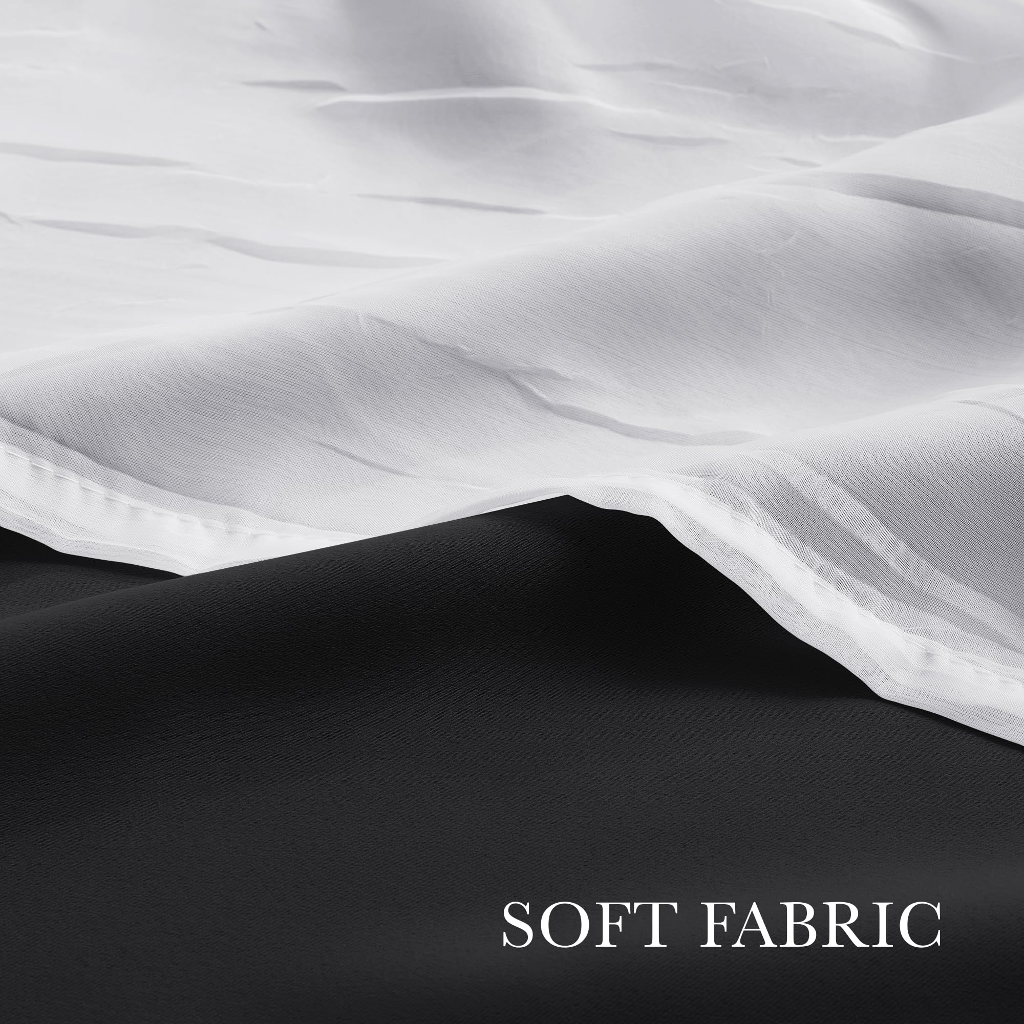 PONY DANCE machine-washable curtains simplify care and everyday upkeep.