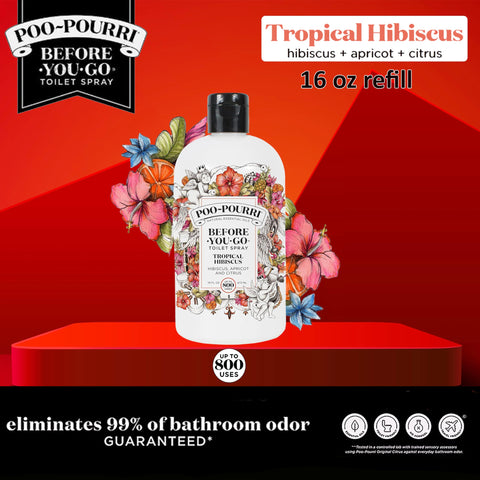Refill bottle on bathroom shelf ready for quick scent setup