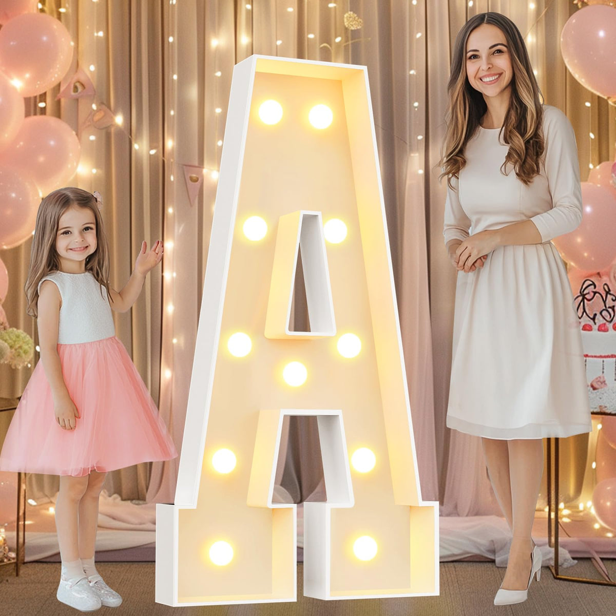Pooqla 4 ft marquee letter base assembly for easy setup