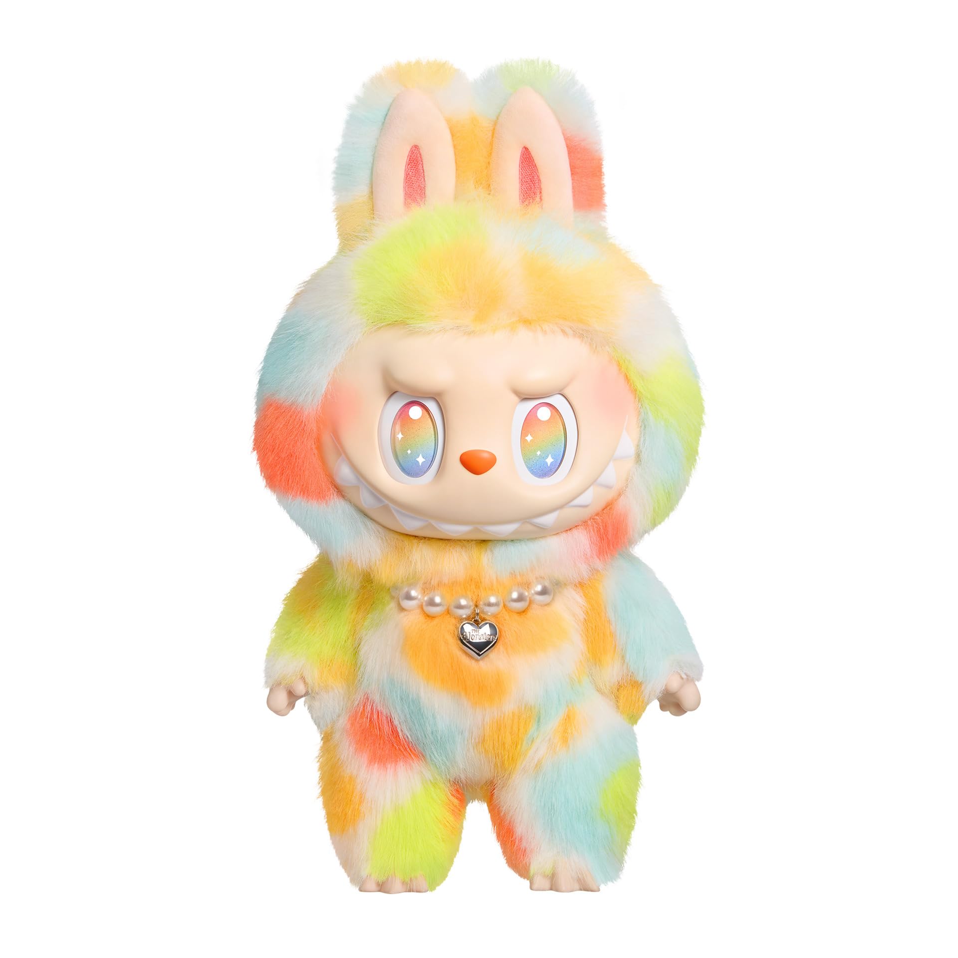 POP MART Monsters Rock the Universe plush doll close-up highlighting vibrant colors for decor