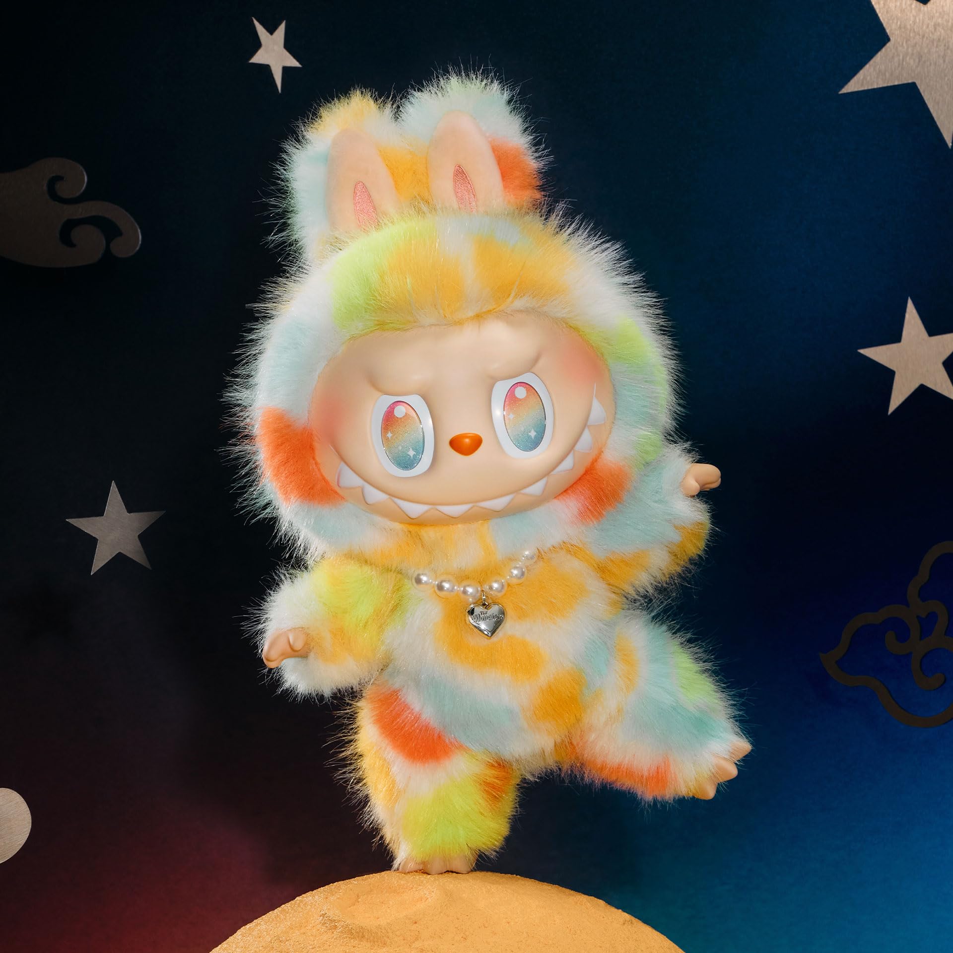 POP MART Monsters Rock the Universe plush doll desktop stand display