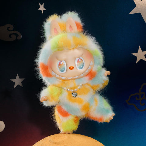 POP MART Monsters Rock the Universe plush doll desktop stand display